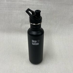 Klean Kanteen 27oz black water bottle, in new condition.